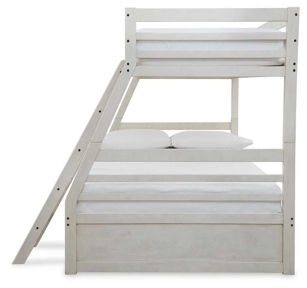 Robbinsdale Twin over Full Bunk Bed - Antique White (7)