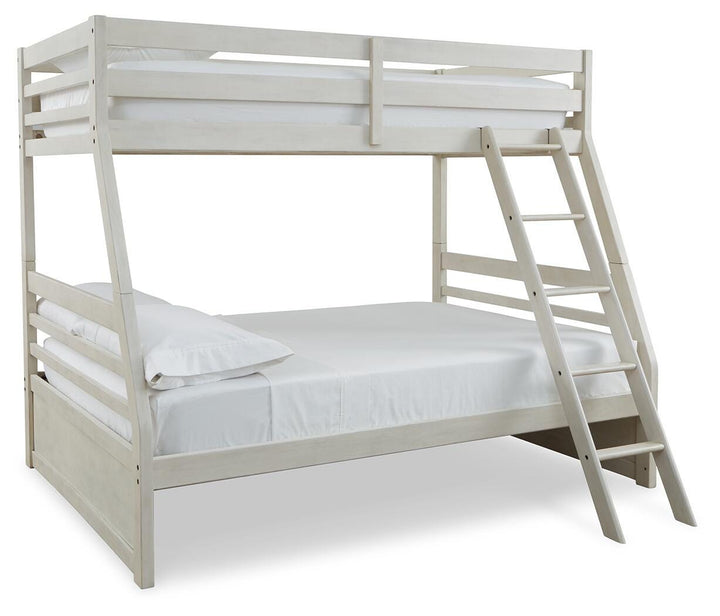 Robbinsdale Twin over Full Bunk Bed - Antique White (1)