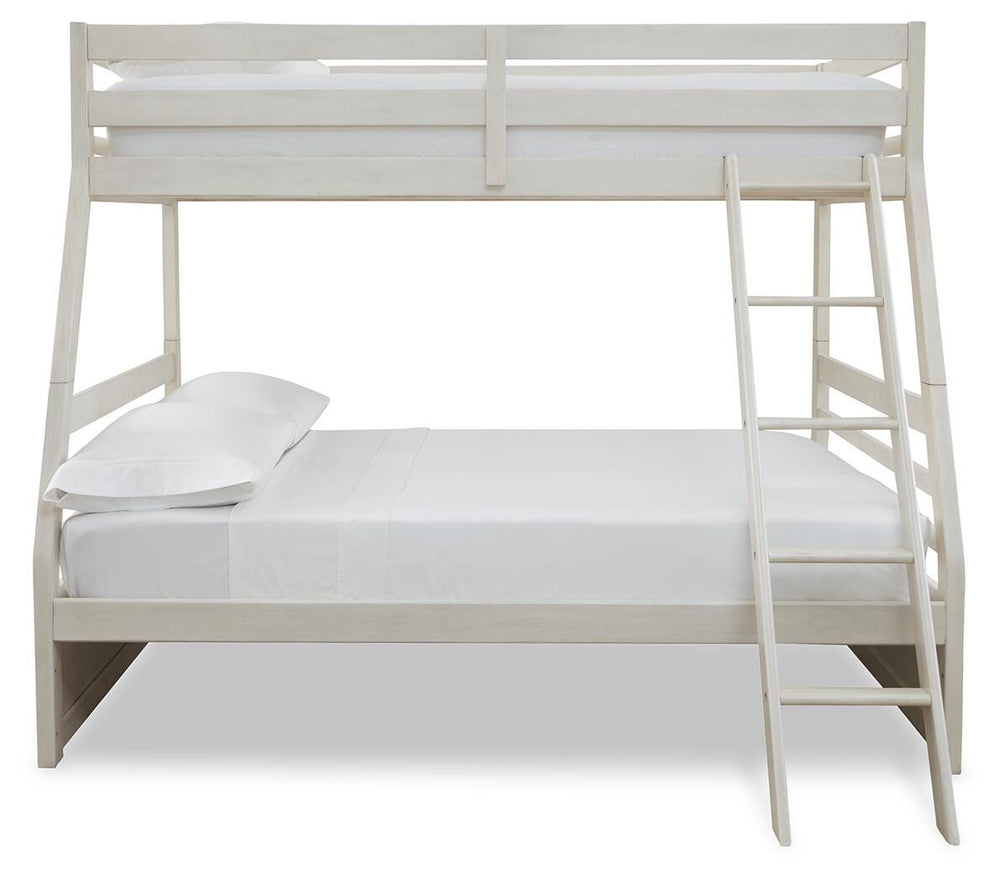 Robbinsdale Twin over Full Bunk Bed - Antique White (4)