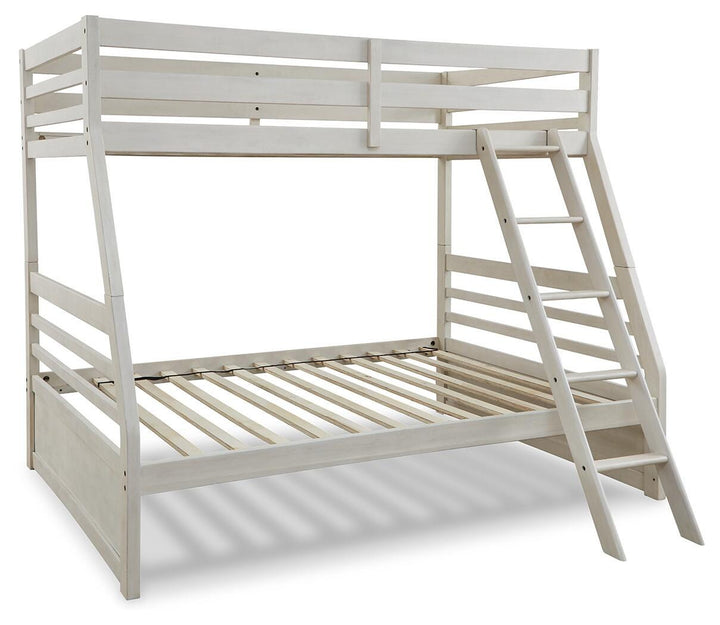 Robbinsdale Twin over Full Bunk Bed - Antique White (3)