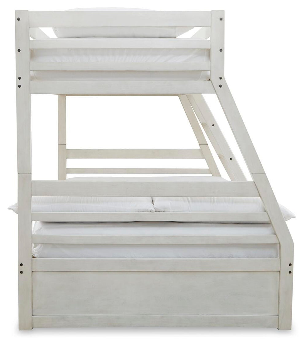 Robbinsdale Twin over Full Bunk Bed - Antique White (5)