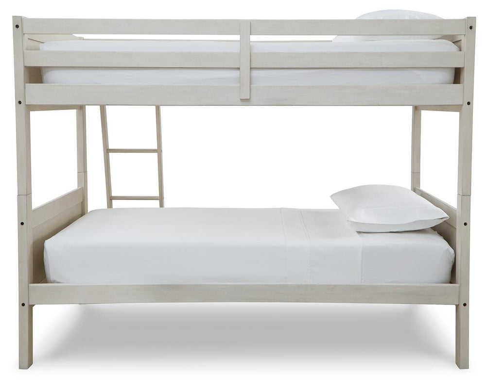 Robbinsdale Bunk Bed and Mattresses - Antique White (5)