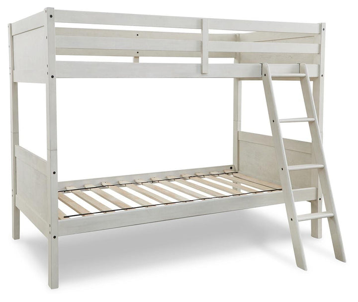 Robbinsdale Bunk Bed and Mattresses - Antique White (6)