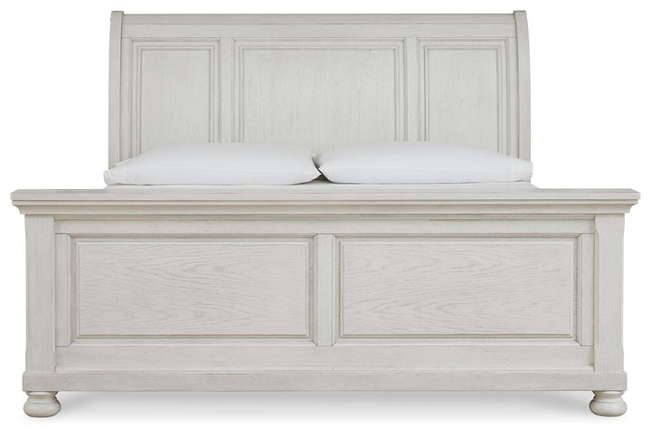 Robbinsdale Queen Sleigh Bed - White (3)