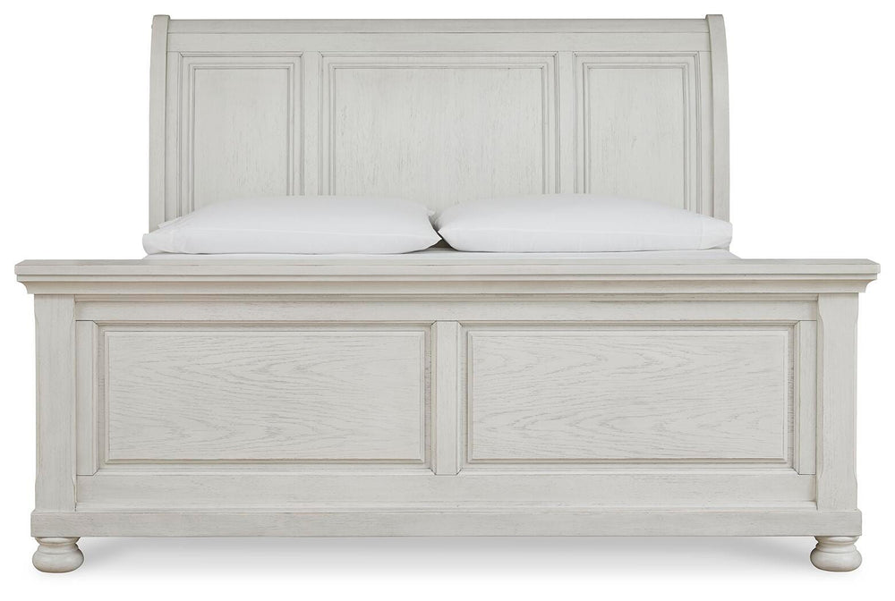 Robbinsdale Queen Sleigh Bed - White (3)