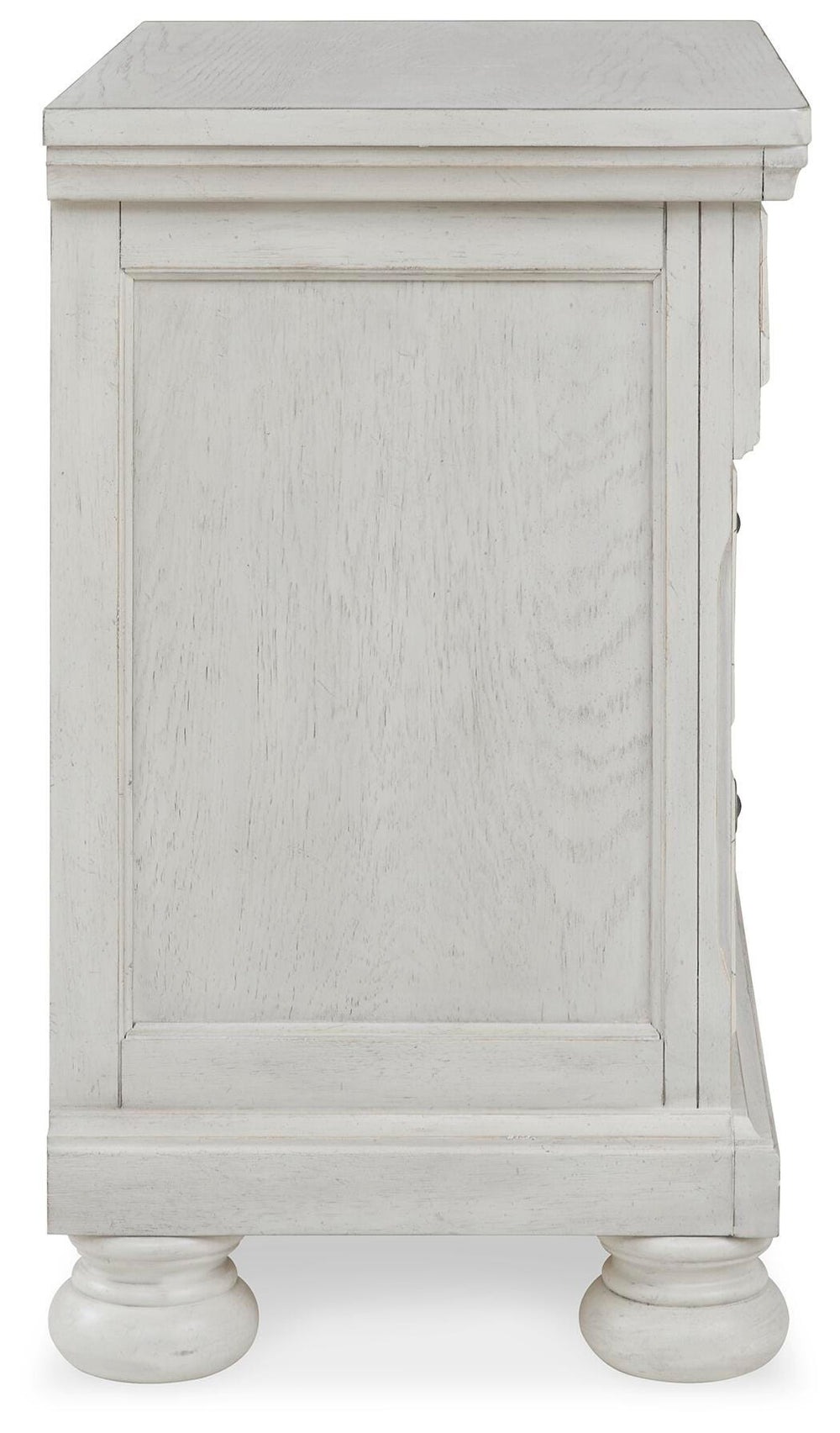 Robbinsdale King Storage Bed and 2 Nightstands - Antique White (9)