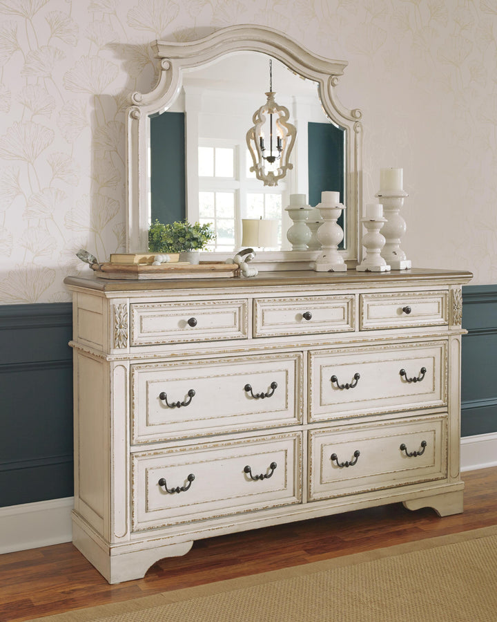 Realyn Dresser and Mirror - Two-tone (2)