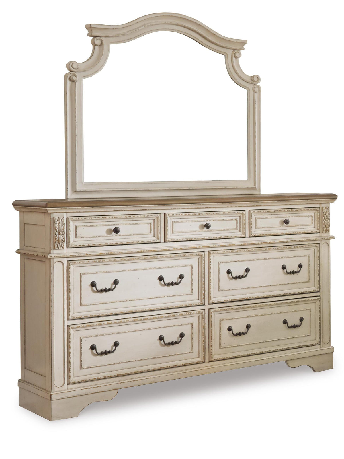Realyn Dresser and Mirror - Two-tone (1)