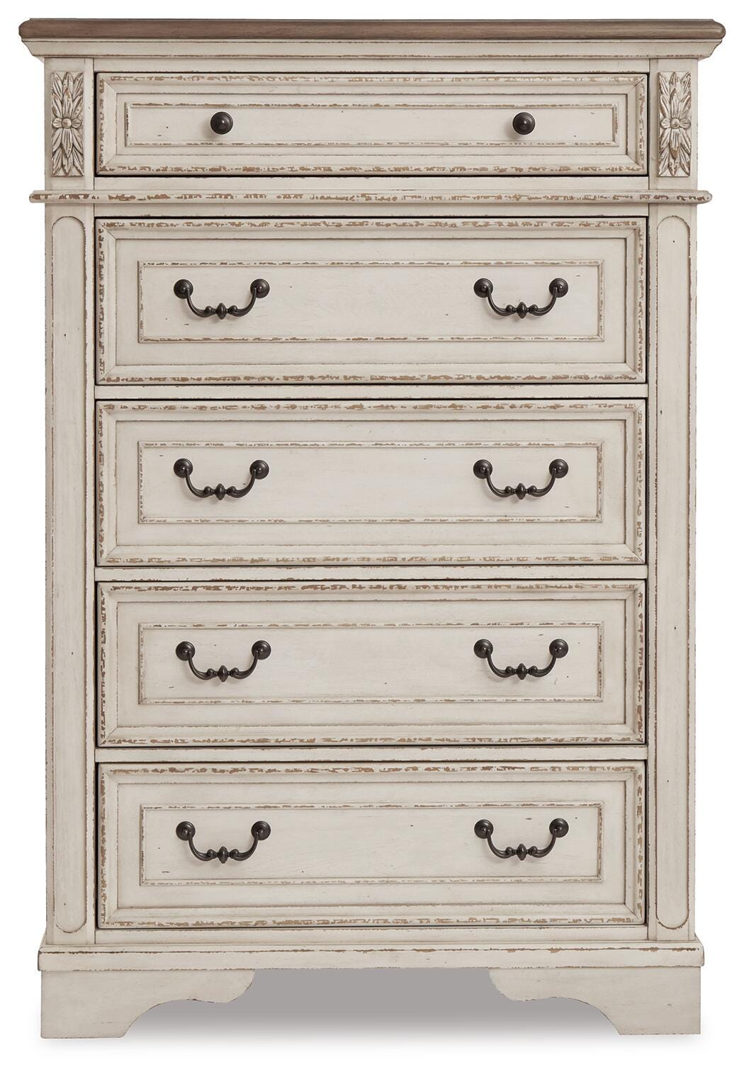 Realyn Chest and 2 Nightstands (2)