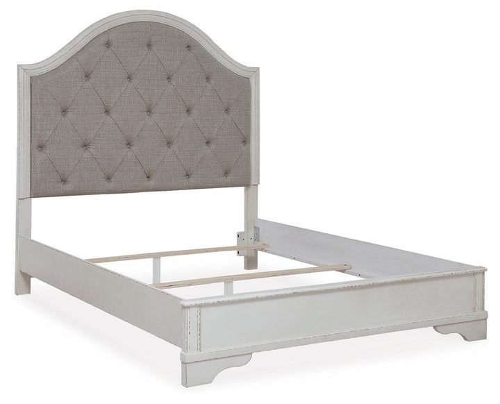 Blendon Queen Upholstered Panel Bed - White (3)