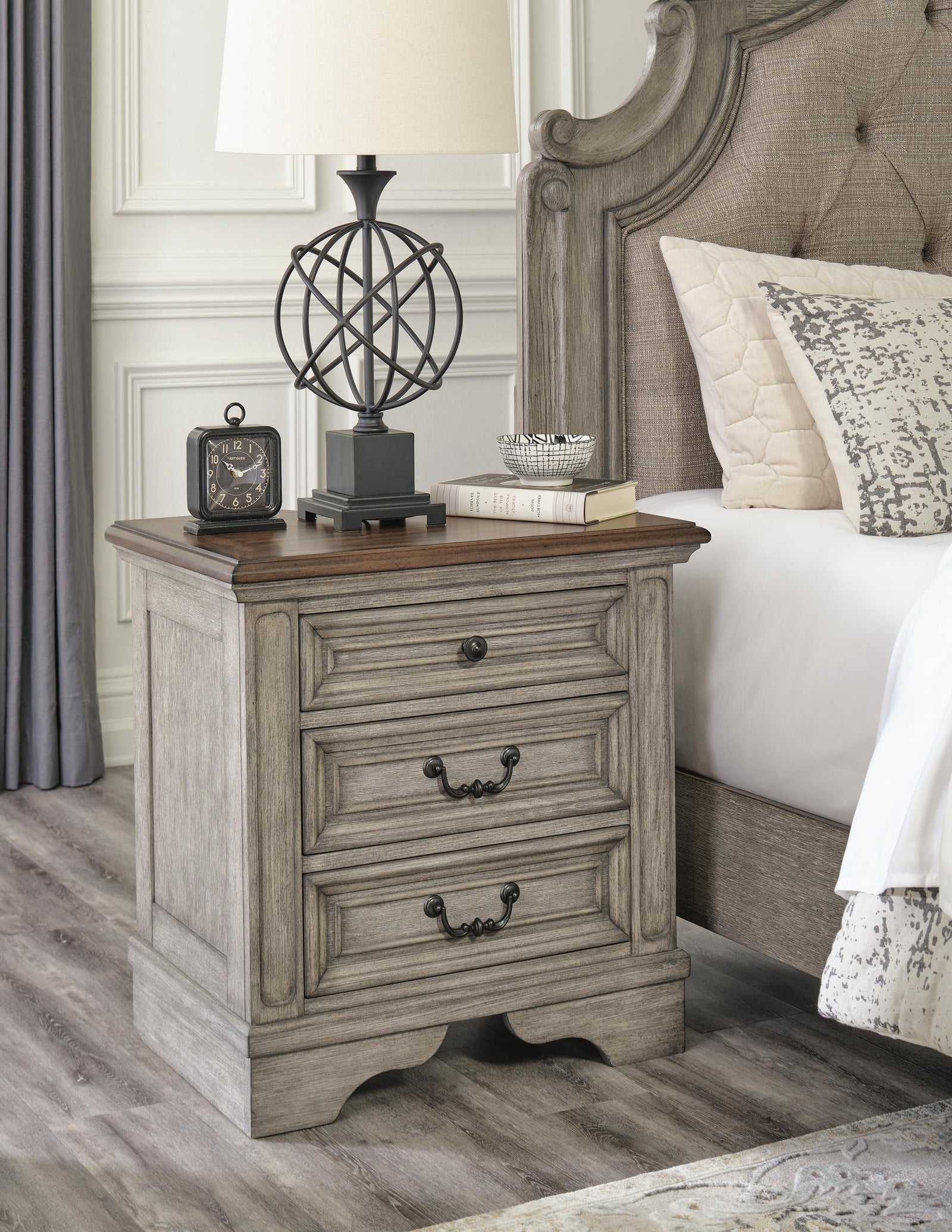 Lodenbay Nightstand - Gray (2)