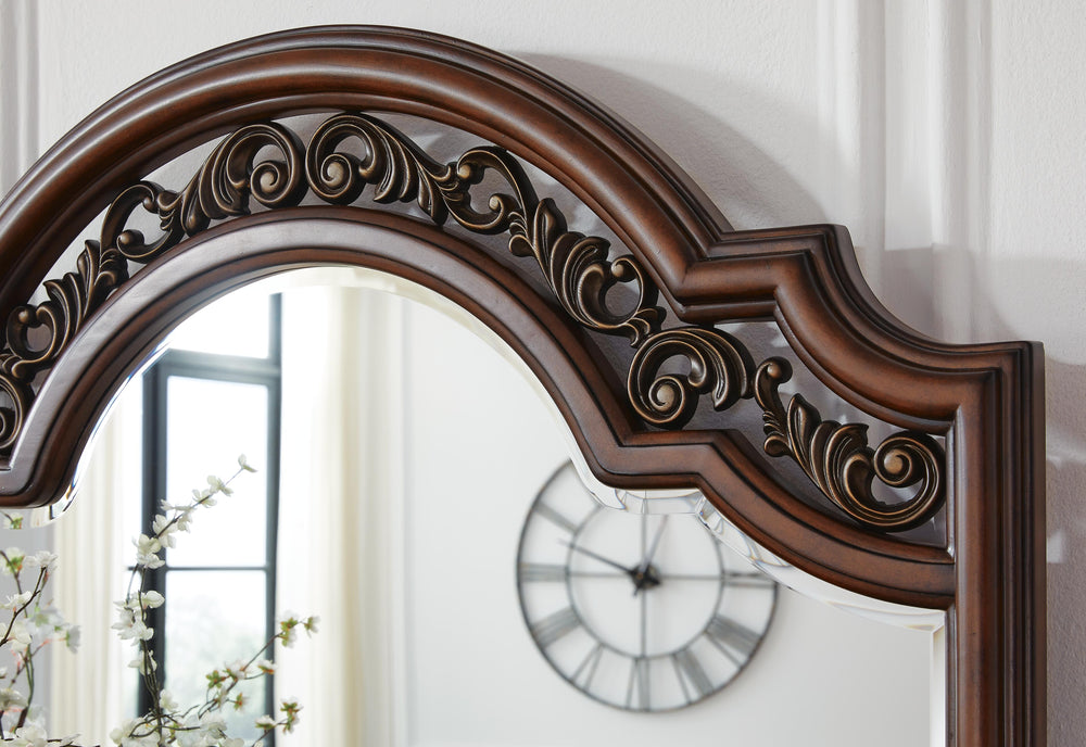 Lavinton Bedroom Mirror - Dark Brown (4)