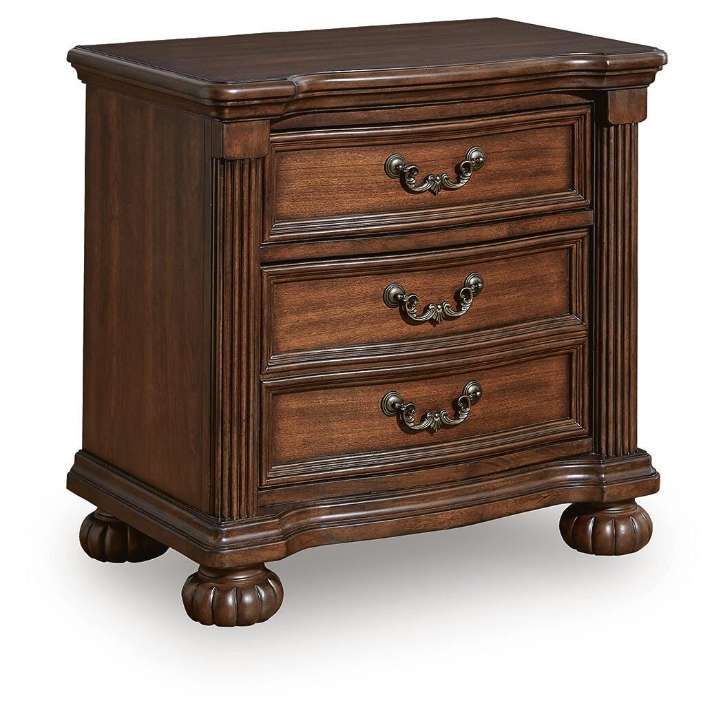 Lavinton Nightstand - Dark Brown (1)