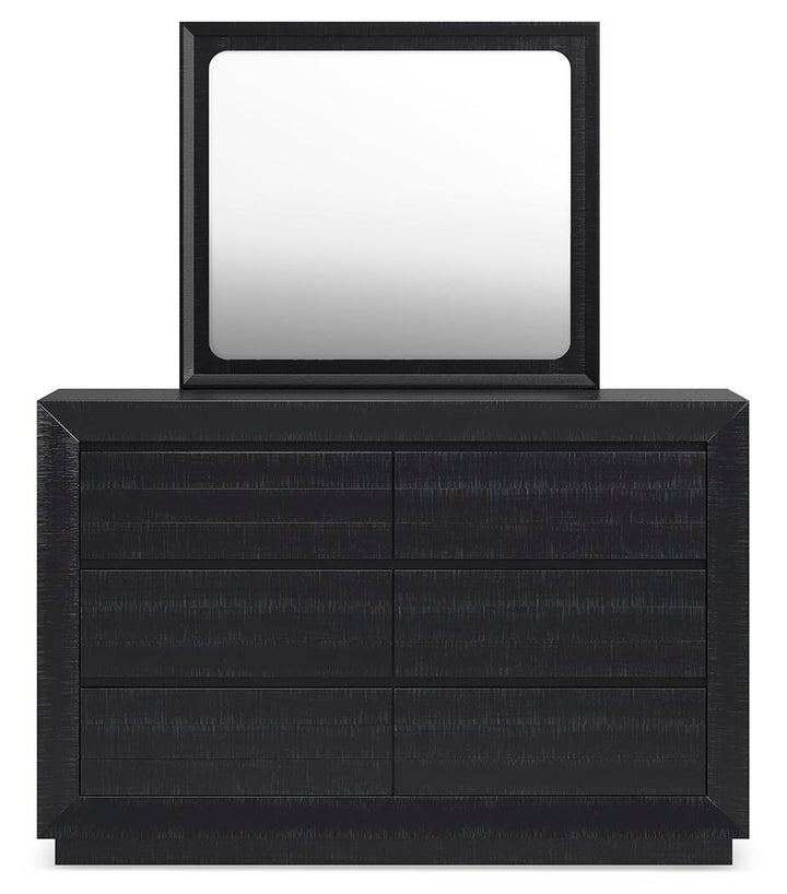 Londer Dresser and Mirror - Black (5)