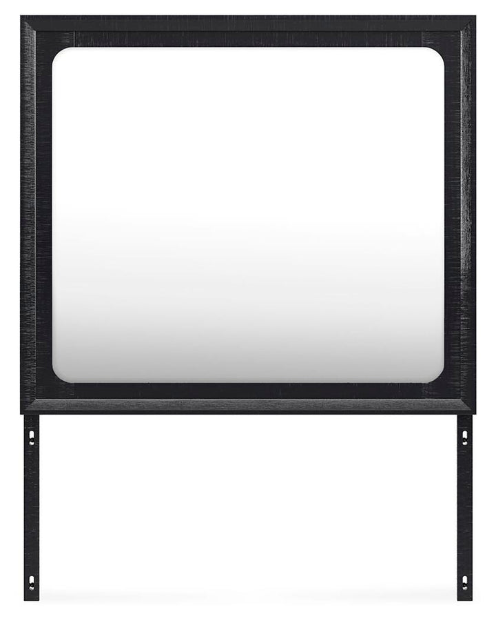 Londer Bedroom Mirror - Black (3)