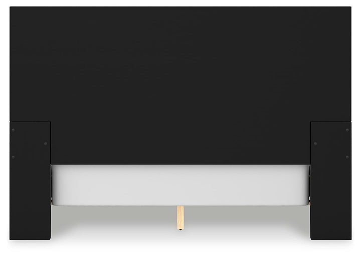 Londer Queen Panel Bed - Black (7)