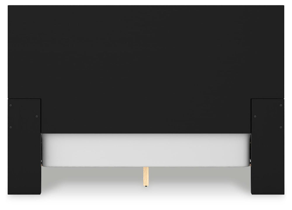Londer Queen Panel Bed - Black (7)