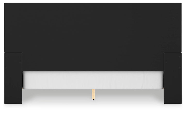Londer King Panel Bed - Black (6)