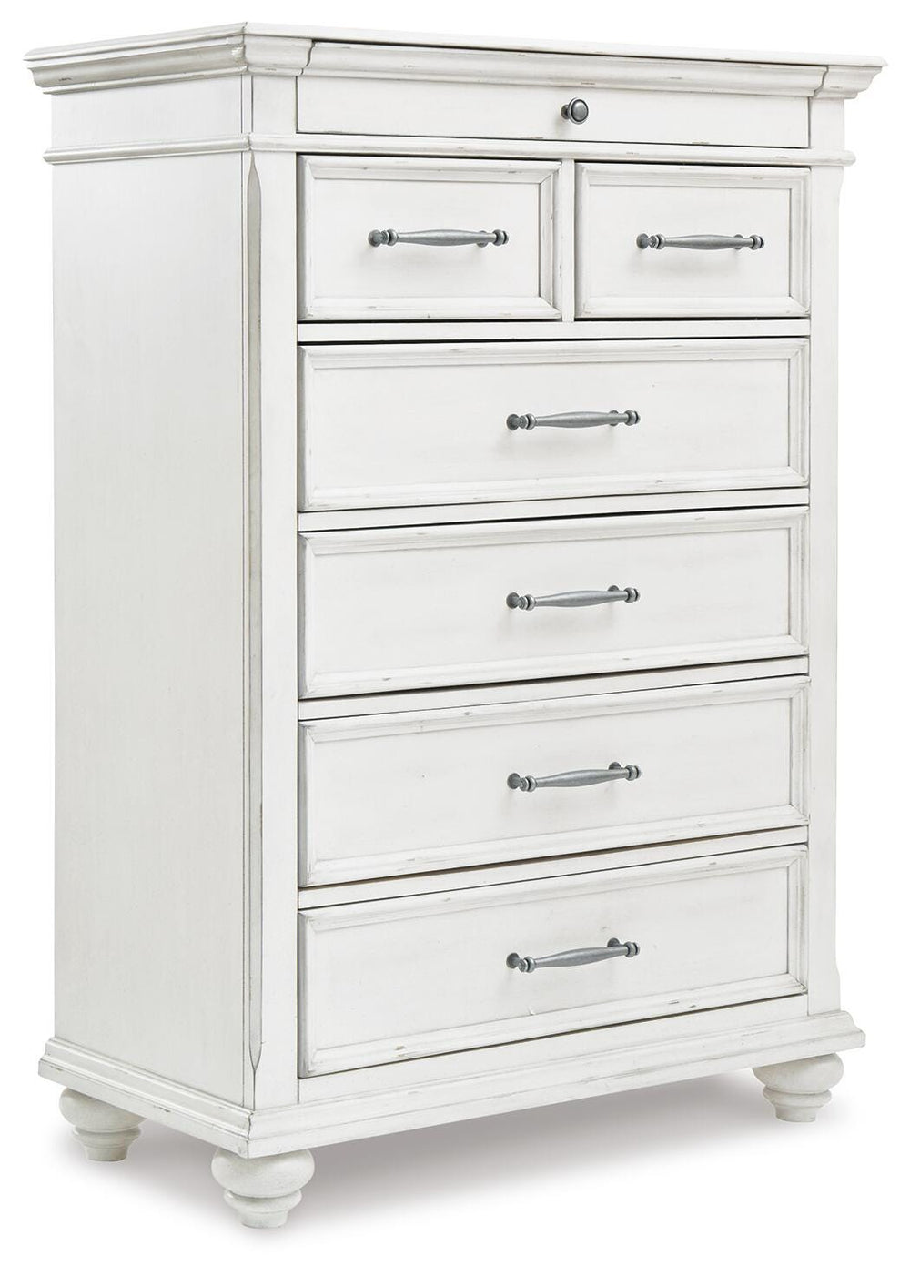 Kanwyn Chest of Drawers - White (1)