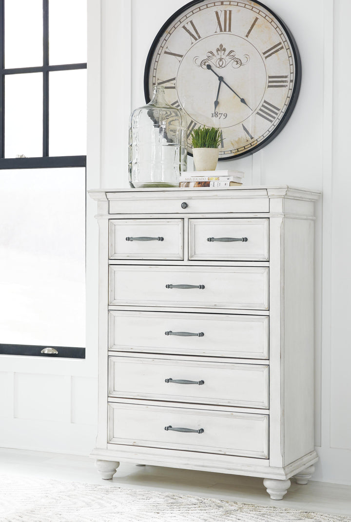 Kanwyn Chest of Drawers - White (2)
