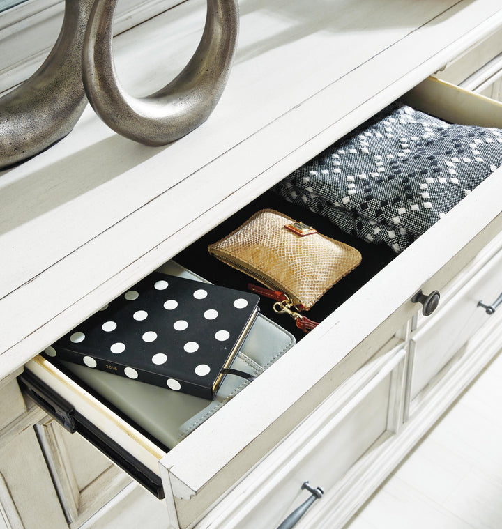 Kanwyn Dresser and Mirror - Whitewash (7)