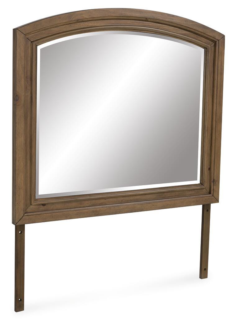 Feddinger Bedroom Mirror - Light Brown (1)