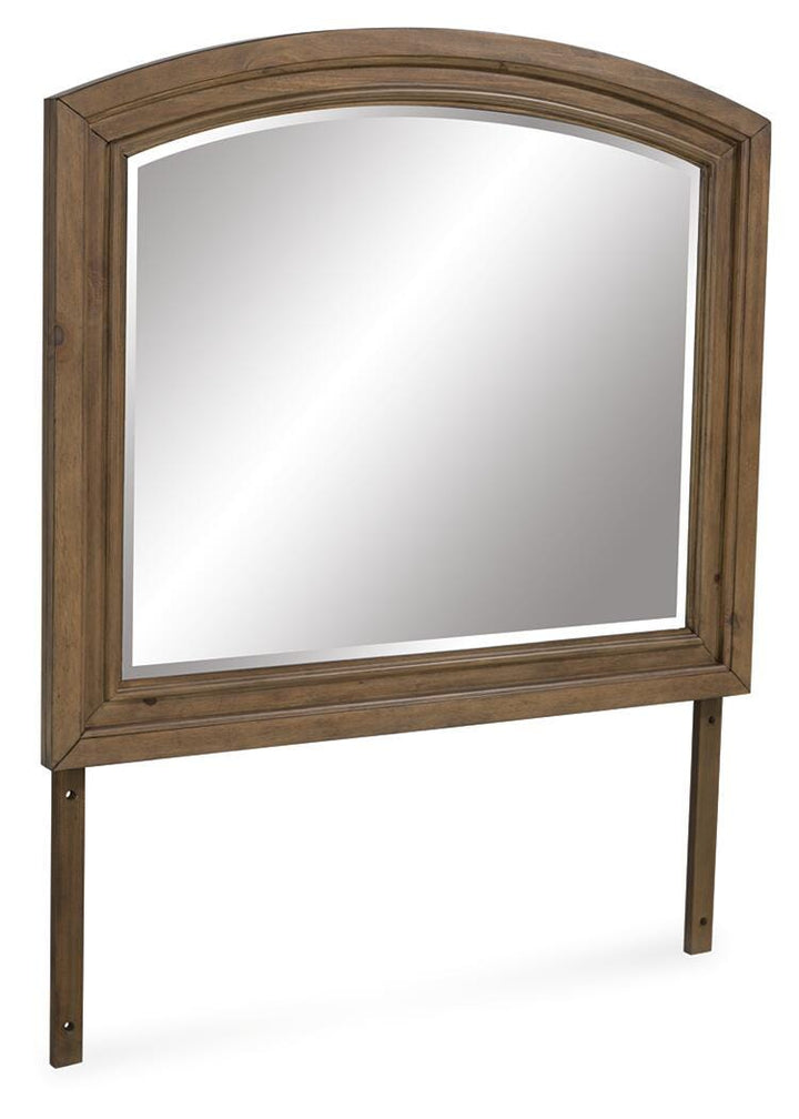 Feddinger Bedroom Mirror - Light Brown (1)