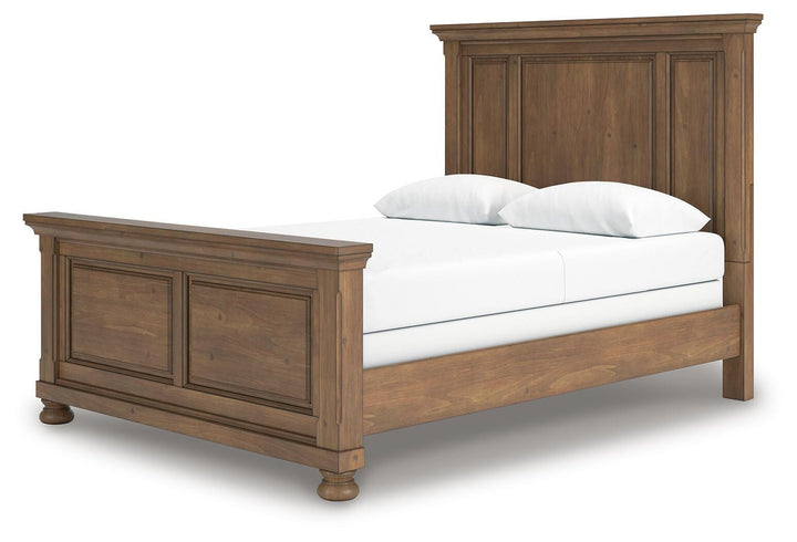 Feddinger Queen Panel Bed - Light Brown (4)