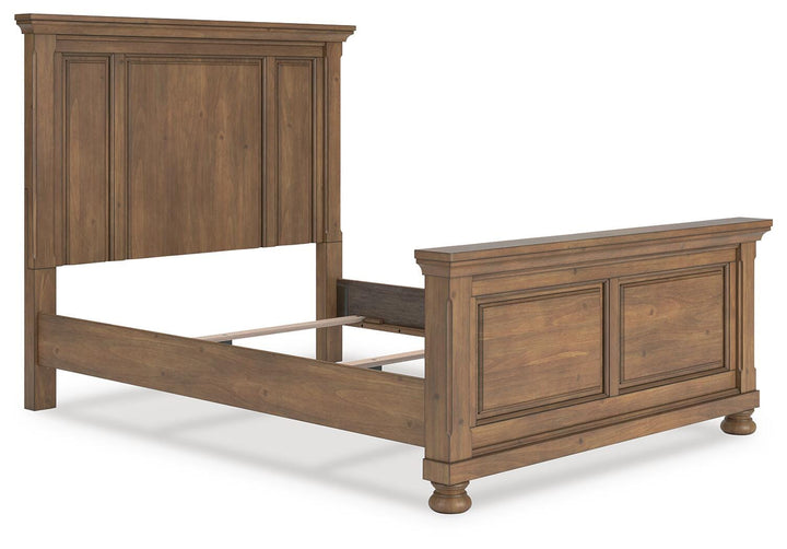 Feddinger Queen Panel Bed - Light Brown (2)