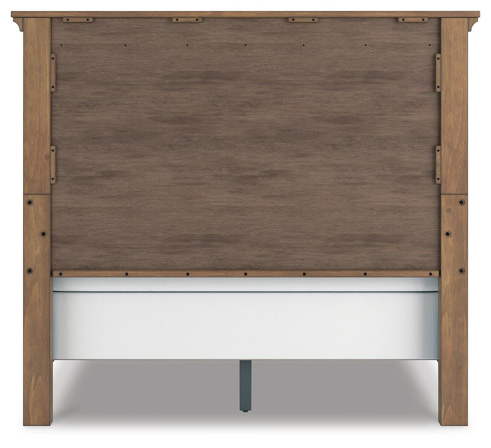 Feddinger Queen Panel Bed - Light Brown (6)