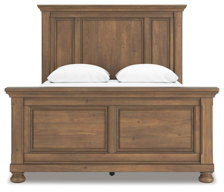 Feddinger Queen Panel Bed - Light Brown (3)