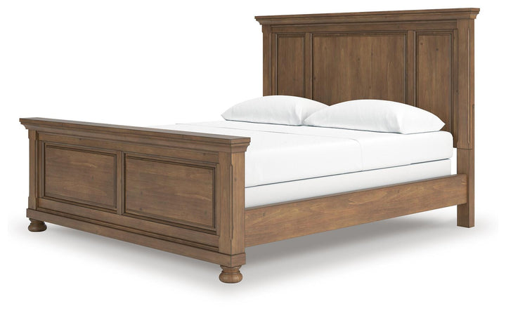 Feddinger California King Panel Bed - Light Brown (4)