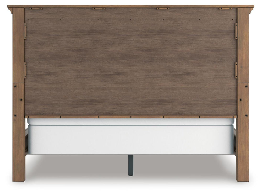 Feddinger California King Panel Bed - Light Brown (6)
