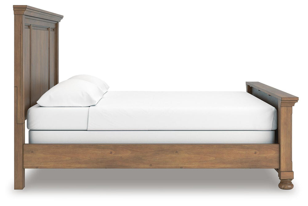 Feddinger California King Panel Bed - Light Brown (5)