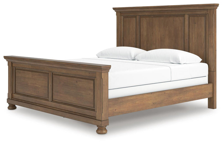 Feddinger King Panel Bed - Light Brown (4)