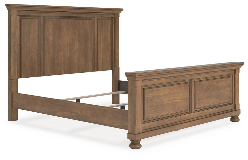 Feddinger King Panel Bed - Light Brown (2)