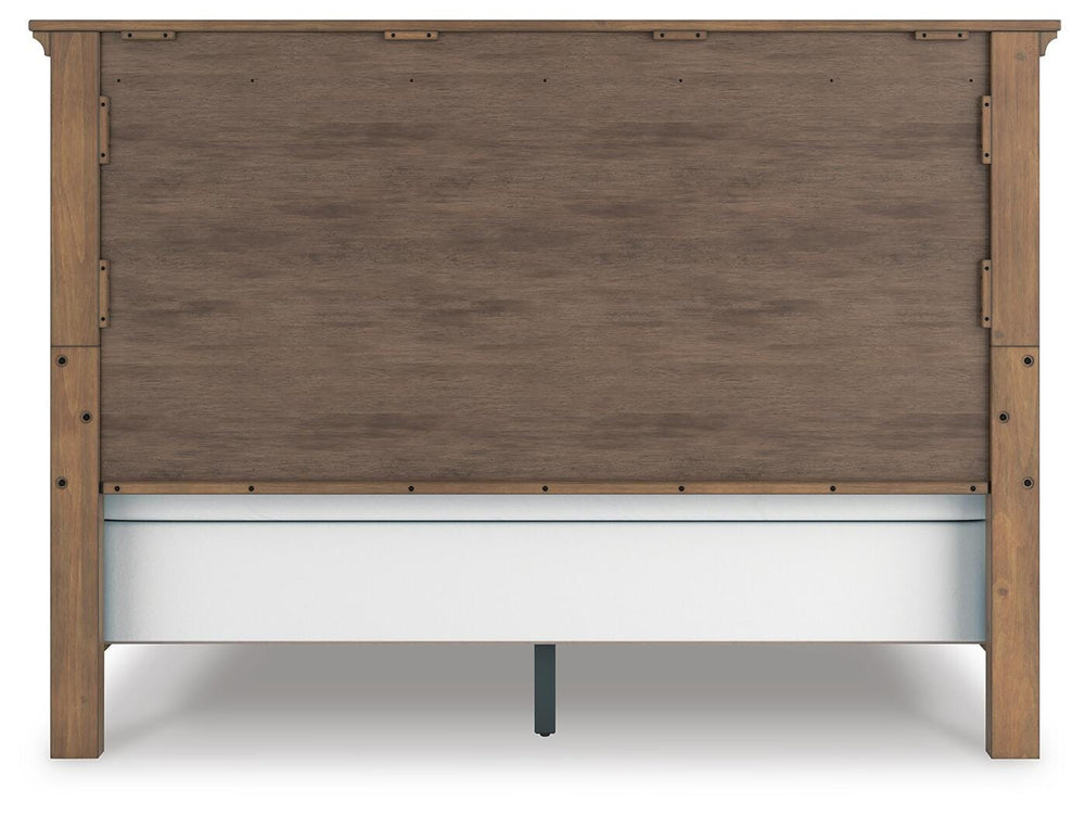 Feddinger King Panel Bed - Light Brown (6)