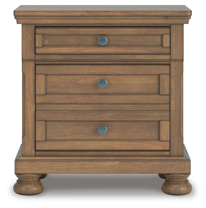 Feddinger Nightstand - Light Brown (4)