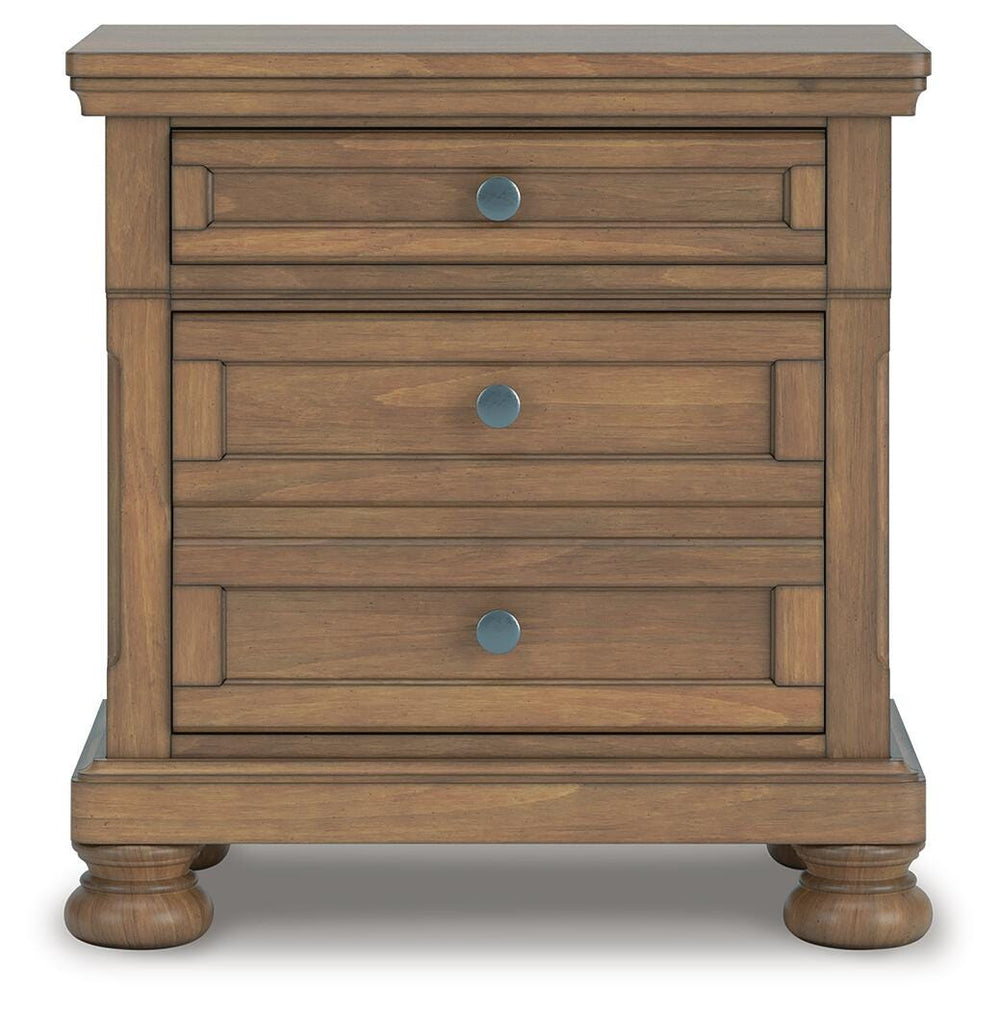 Feddinger Nightstand - Light Brown (4)