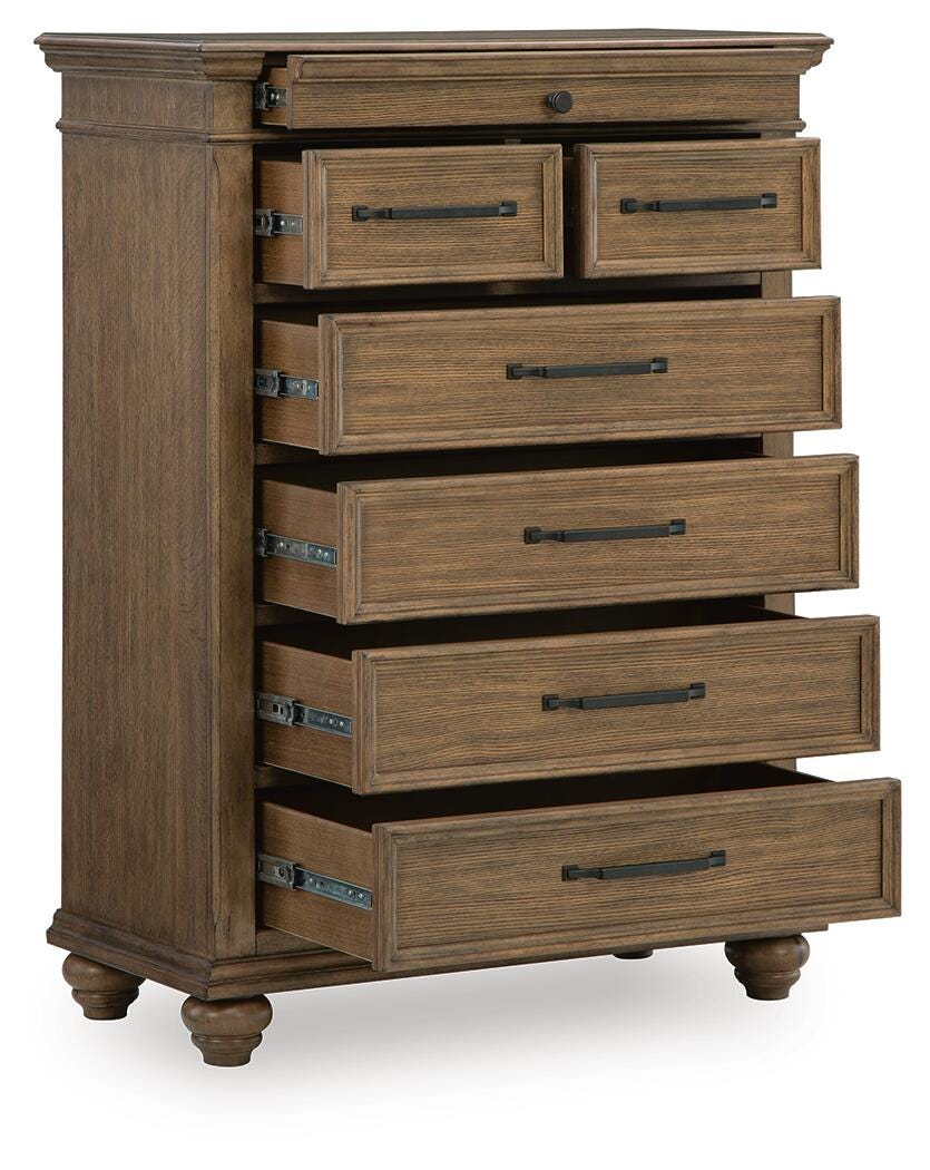Karallin Chest of Drawers - Medium Brown (3)