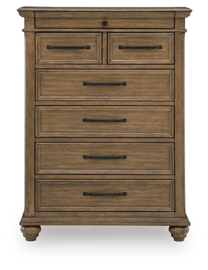 Karallin Chest of Drawers - Medium Brown (4)