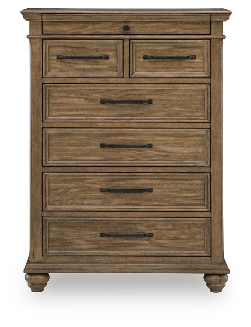 Karallin Chest of Drawers - Medium Brown (4)