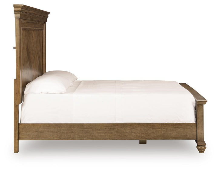 Karallin King Panel Bed - Medium Brown (5)