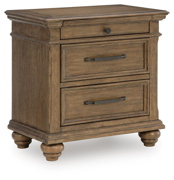 Karallin Nightstand - Medium Brown (1)