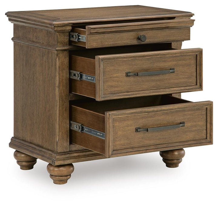 Karallin Nightstand - Medium Brown (3)