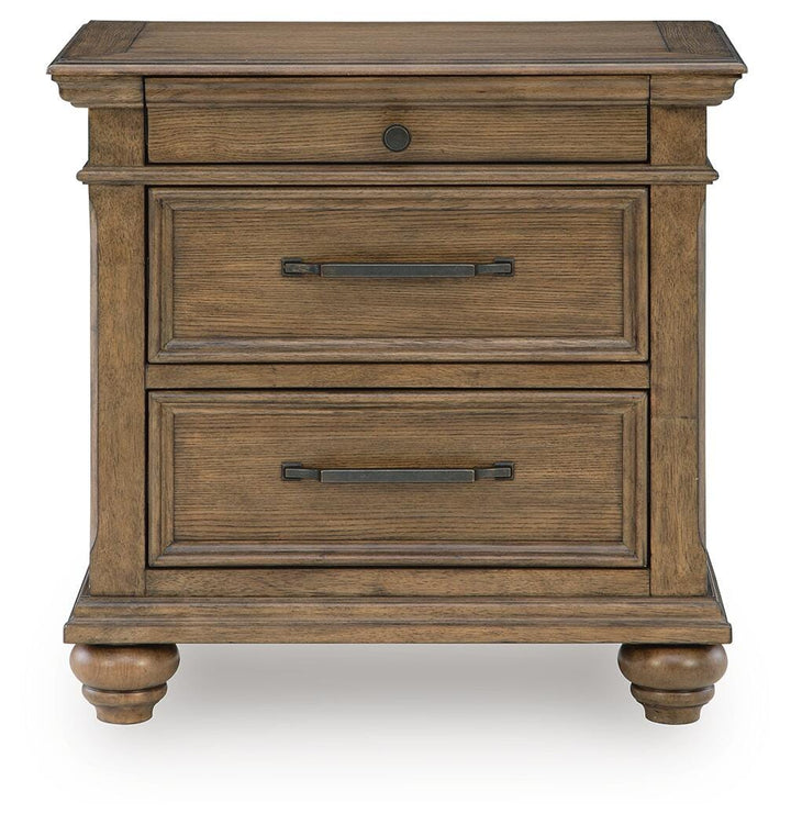 Karallin Nightstand - Medium Brown (4)