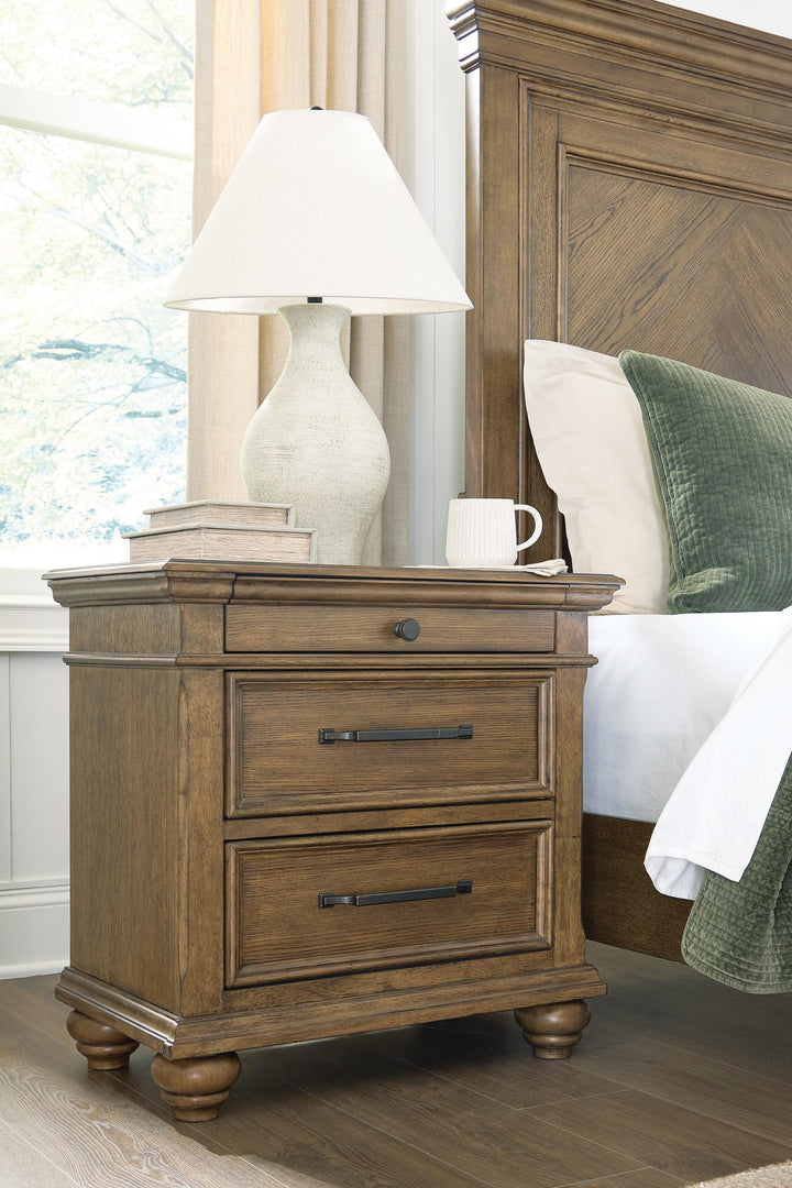 Karallin Nightstand - Medium Brown (2)