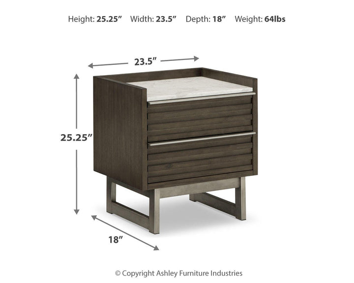 Arkenton Nightstand - Dark Brown (8)