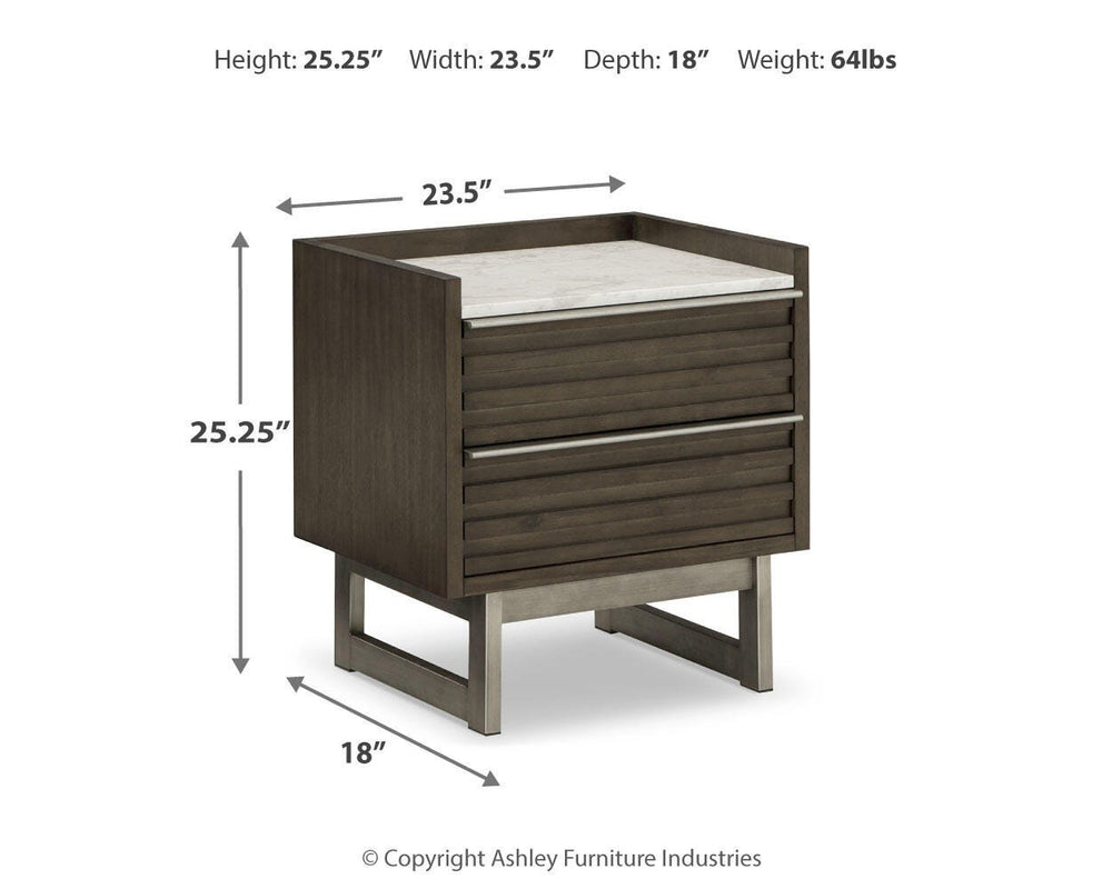 Arkenton Nightstand - Dark Brown (8)