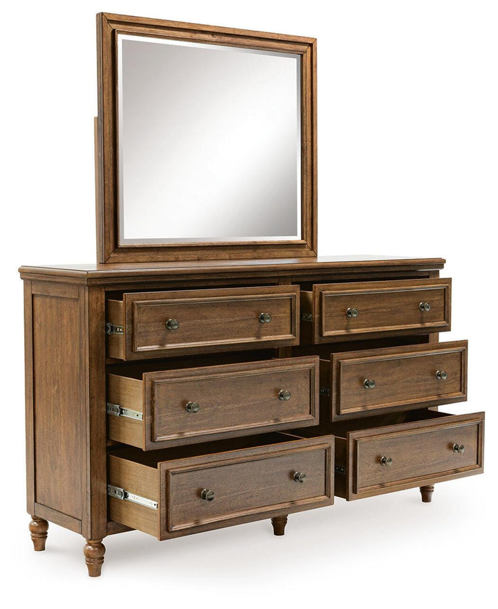 Sturlayne Dresser and Mirror - Dark Brown (3)